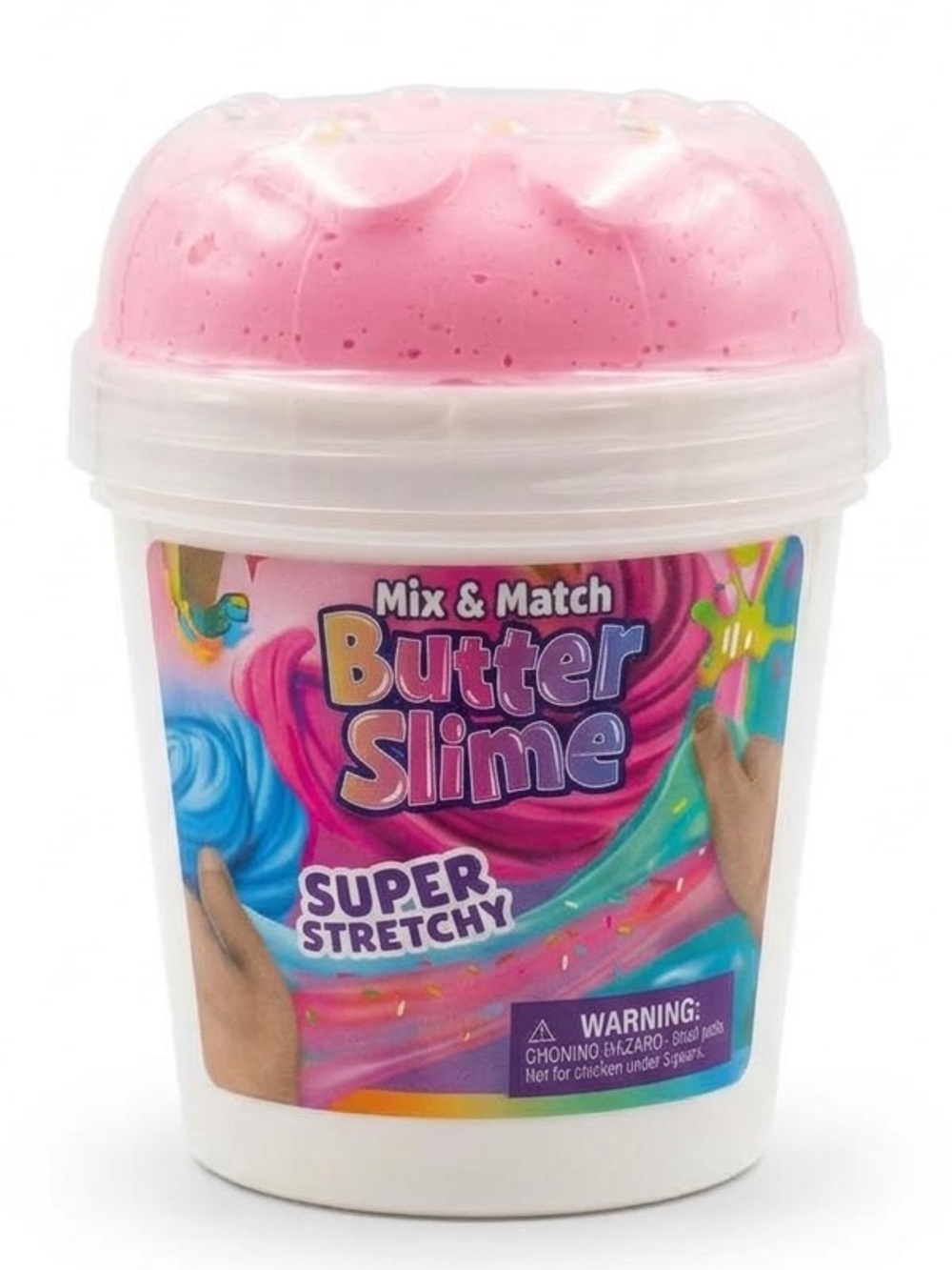 Squeeze it Super Stretchy Pink Doughnut